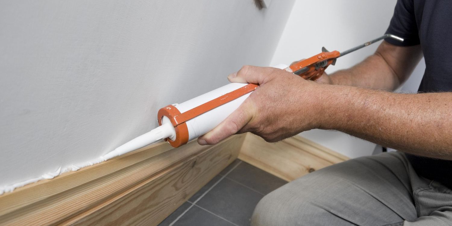 Seal Gaps With Caulk