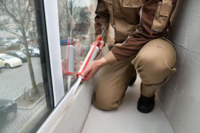 Sealing Windows and Doors with Caulk